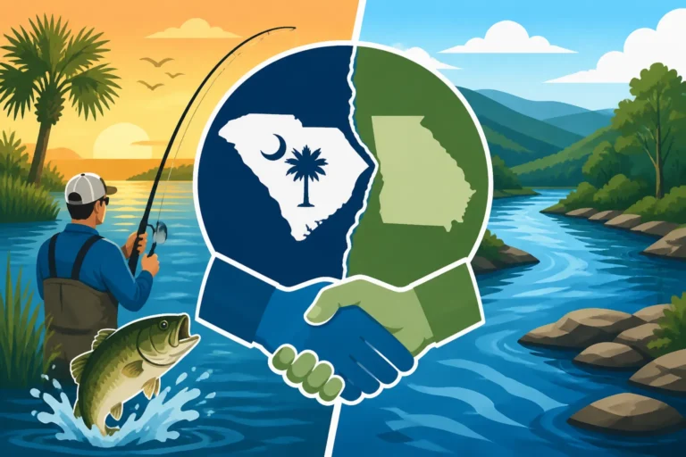 South Carolina Fishing License Reciprocity on Border Waters