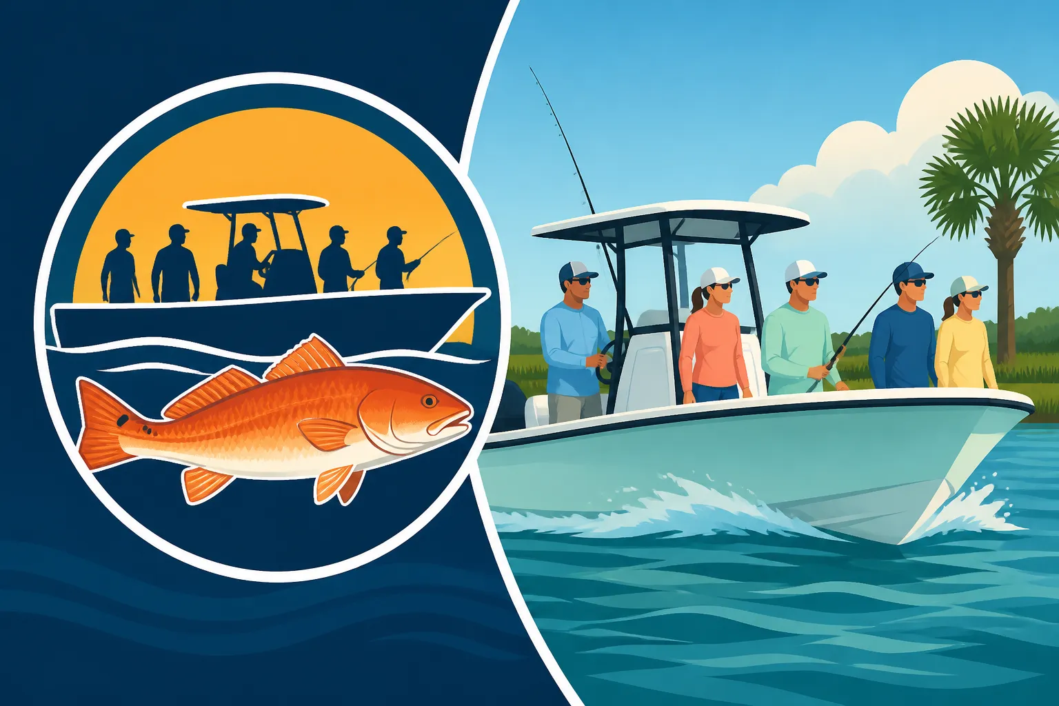 How Redfish Vessel Limits Work for Group Charters