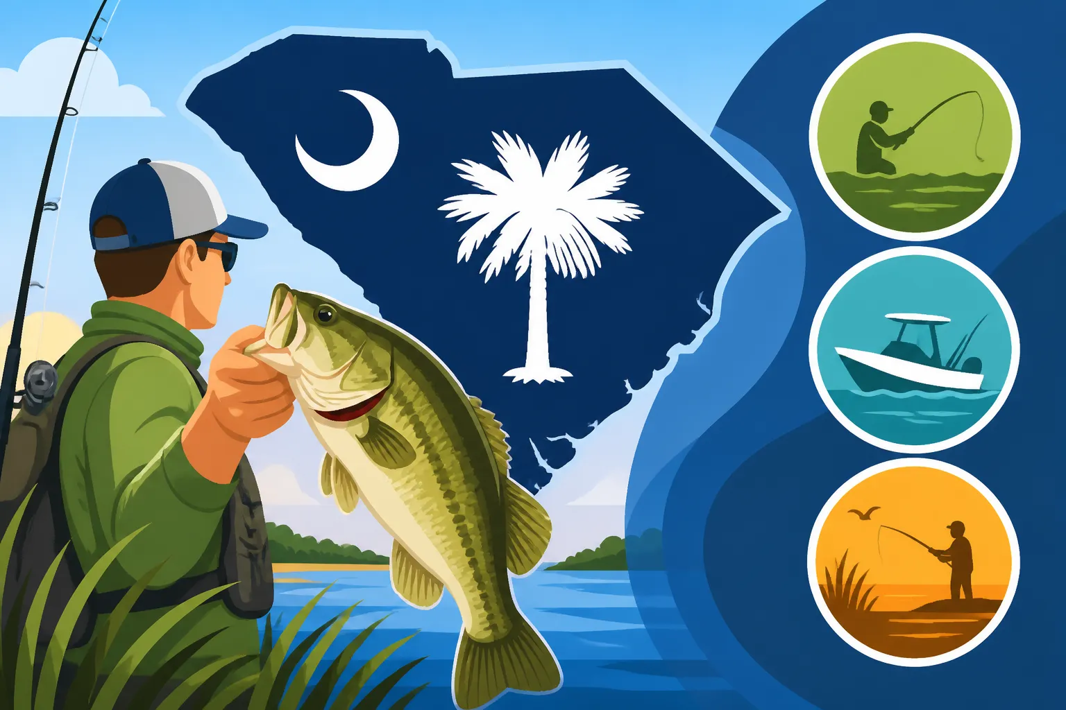 South Carolina 3-Year Fishing License Options