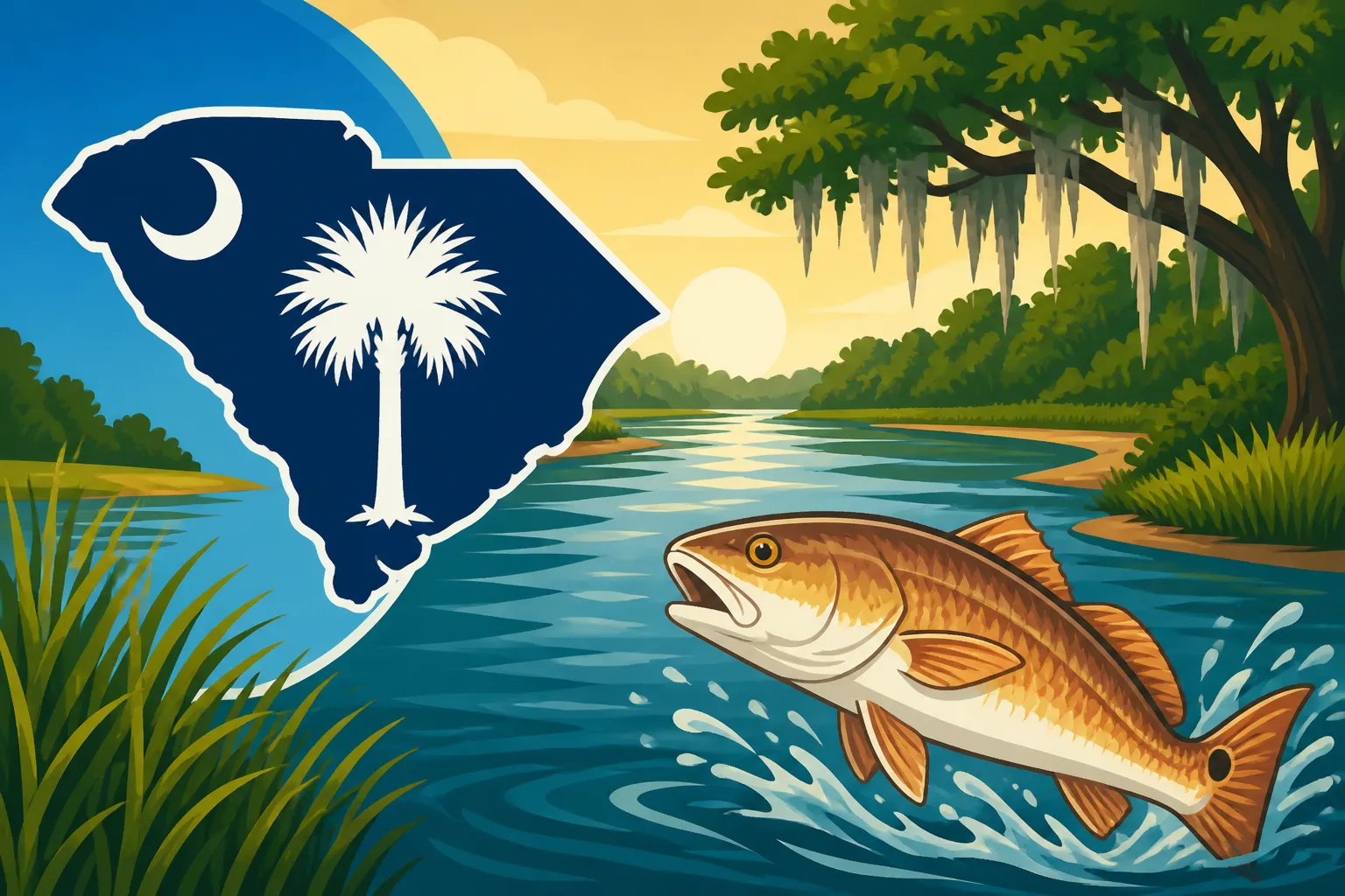 Edisto River Fishing Spots in South Carolina