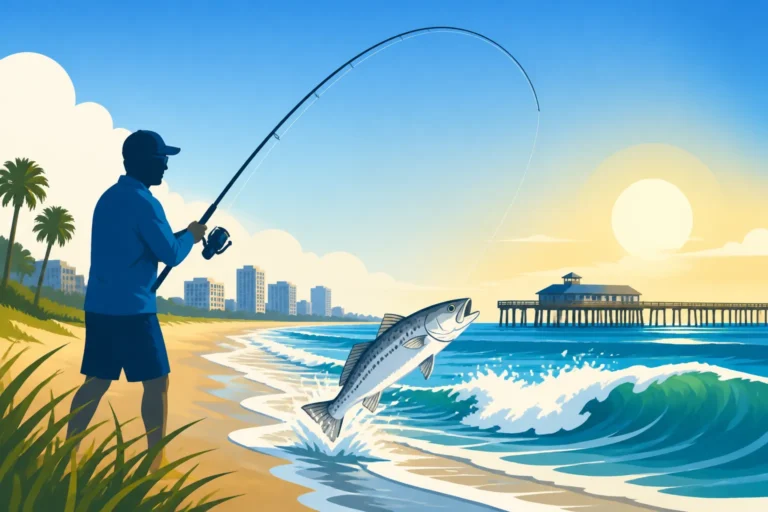 Myrtle Beach Surf Fishing Spots in South Carolina