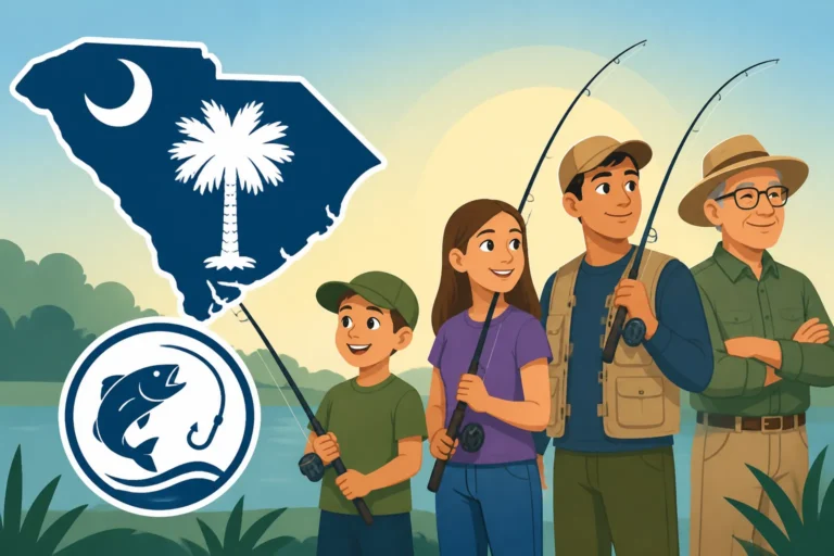 South Carolina Fishing License Exemptions by Age