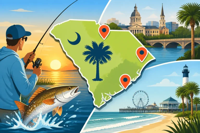 Fishing Spots Near Charleston, Columbia, and Myrtle Beach