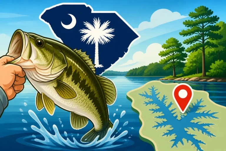 Best Largemouth Bass Spots on Lake Murray, South Carolina