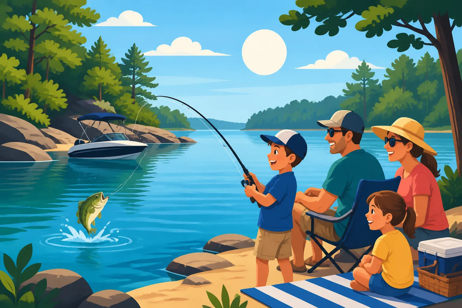 Family-Friendly Coves on Lake Murray