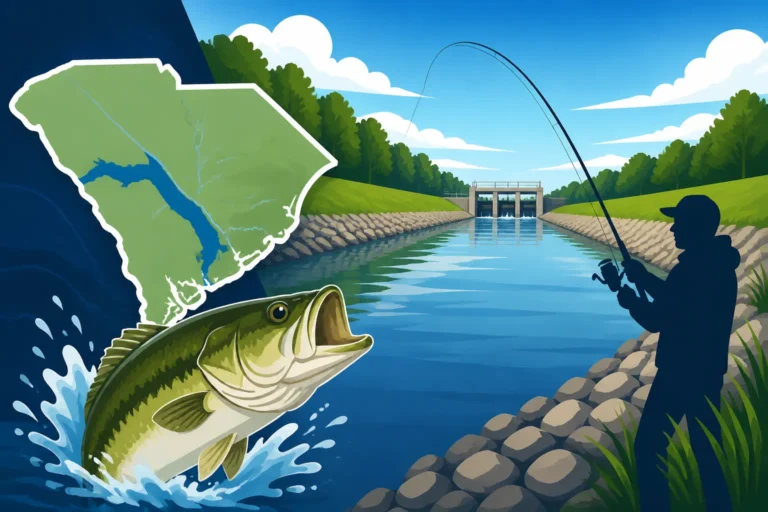 Santee Cooper Diversion Canal Fishing Spots