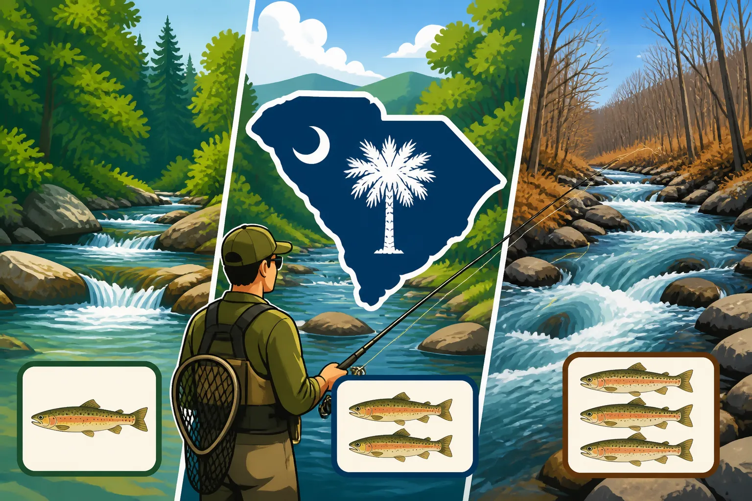 How Trout Limits Vary by Stream in South Carolina