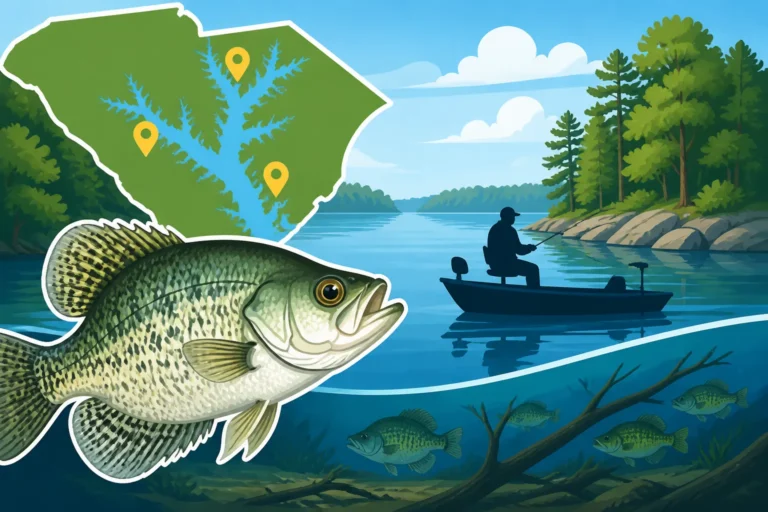 Crappie Fishing Spots on Lake Hartwell