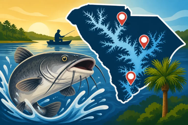 Catfish Fishing Spots on Lake Hartwell, South Carolina