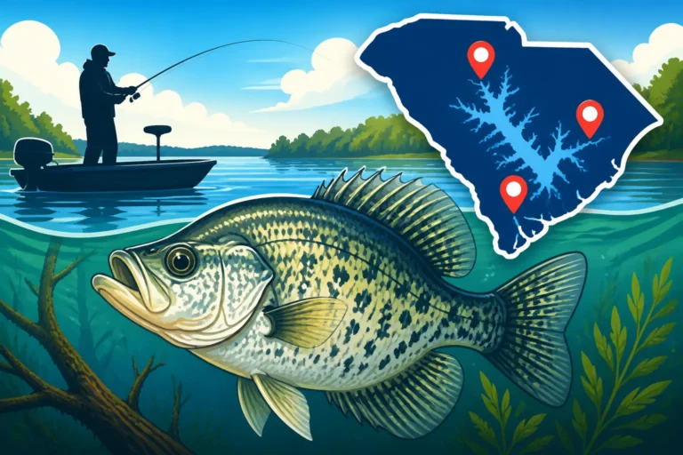 Crappie Fishing Spots on Lake Wateree
