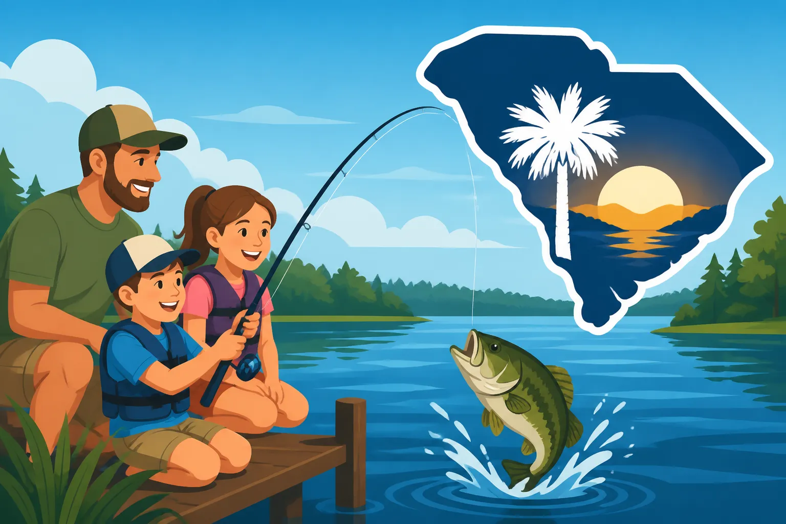 Family Fishing Spots on Lake Greenwood, South Carolina