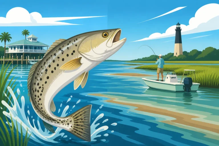 Where to Catch Spotted Sea Trout Near Murrells Inlet?
