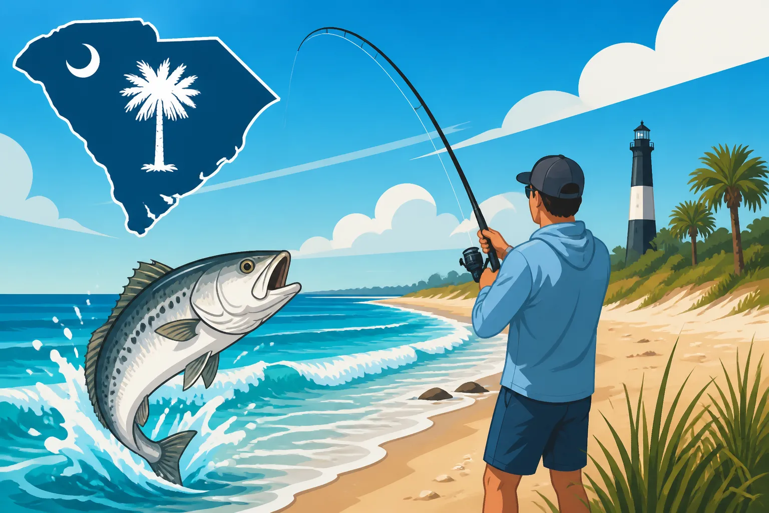 Best Beach Fishing Spots on the South Carolina Coast