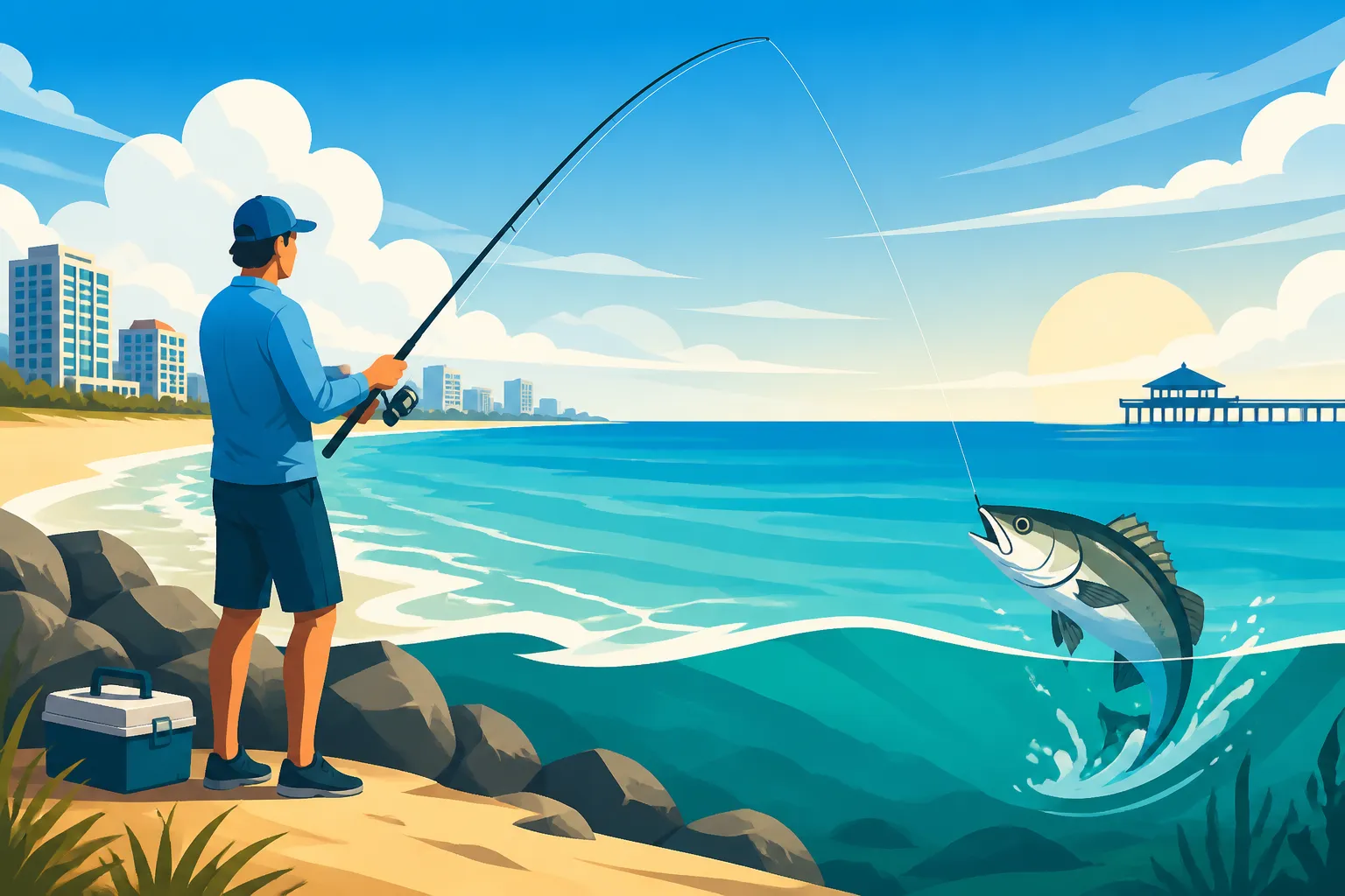 Where to Fish From the Shore in Myrtle Beach?