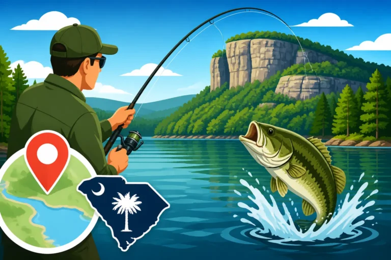 Table Rock State Park Fishing Spots in South Carolina