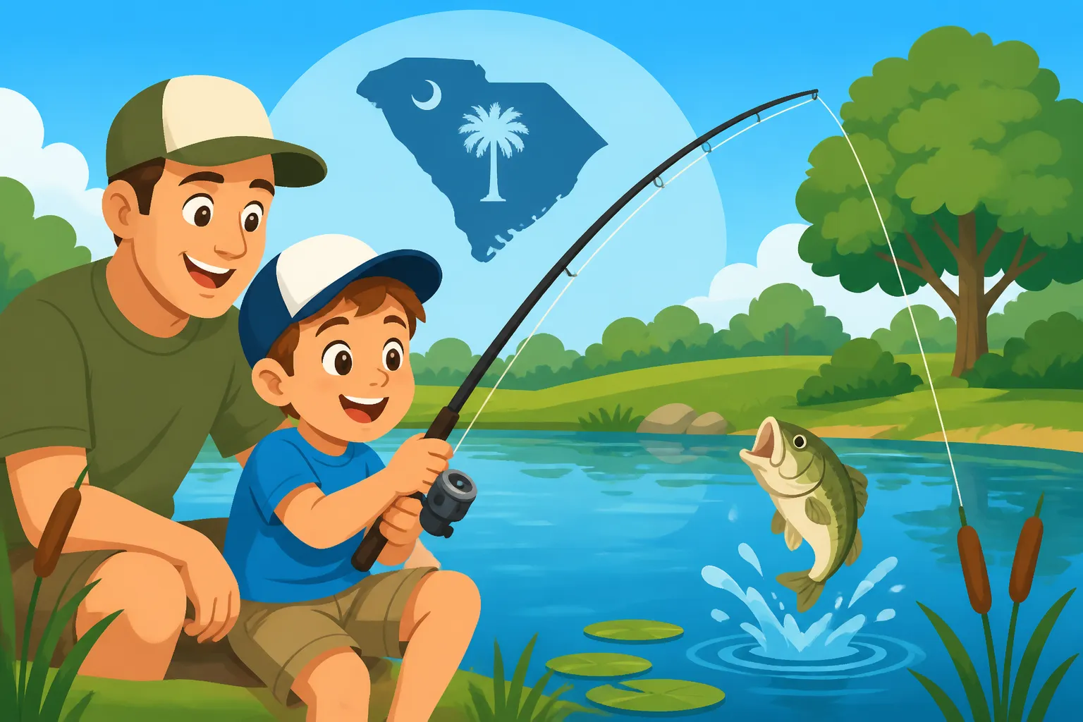 Kid-Friendly Fishing Ponds Near Columbia