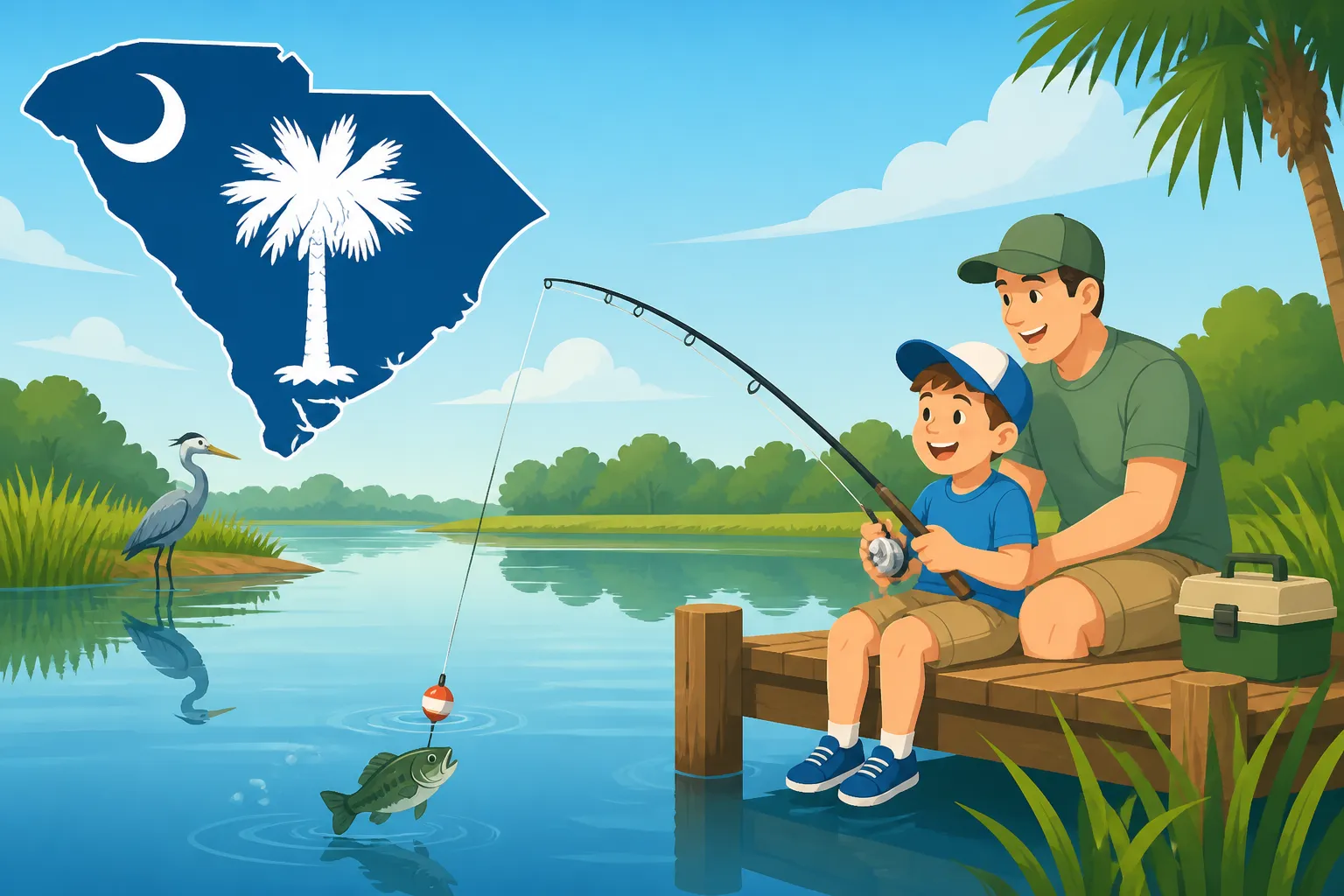 Calm Water Fishing Spots for Beginners and Kids