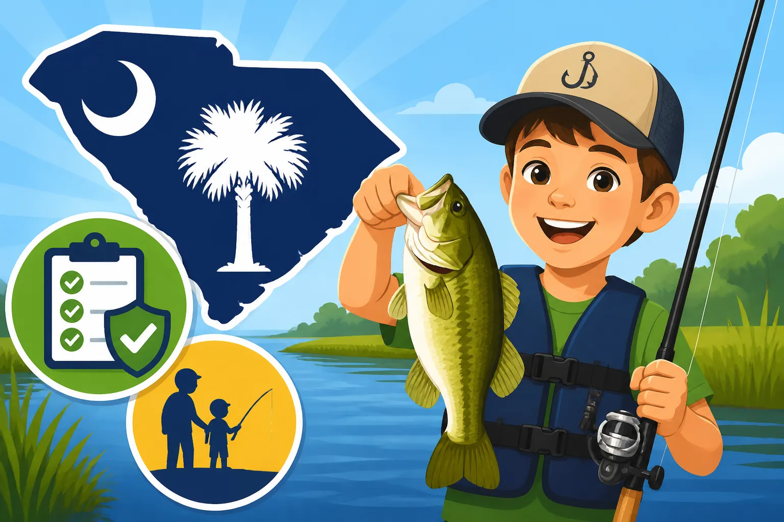 Fishing License Rules for Kids in South Carolina