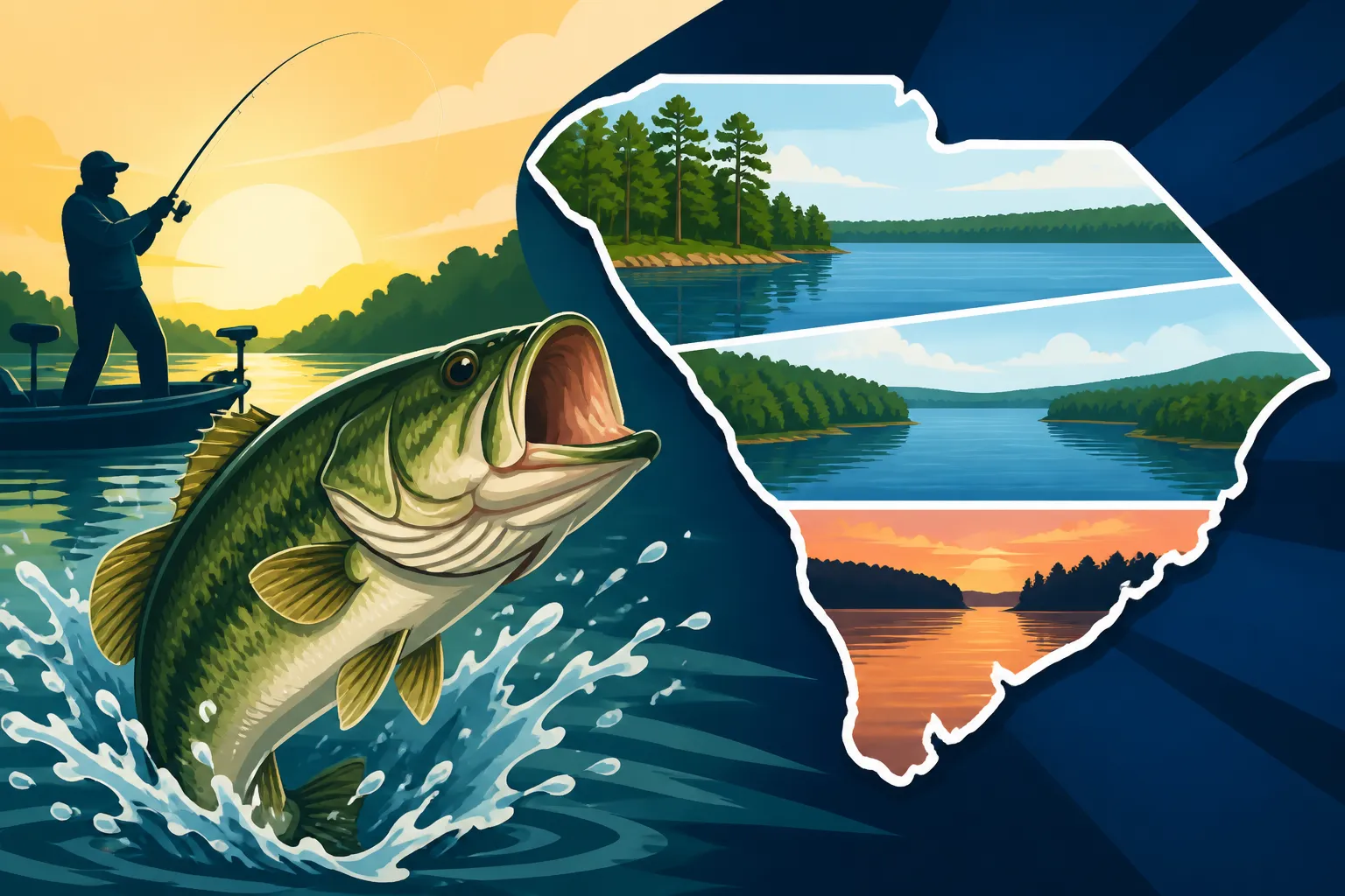 Which South Carolina Lake Has the Best Largemouth Bass Fishing?