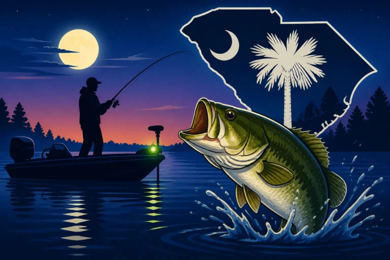 Best Night Fishing Spots on South Carolina Lakes