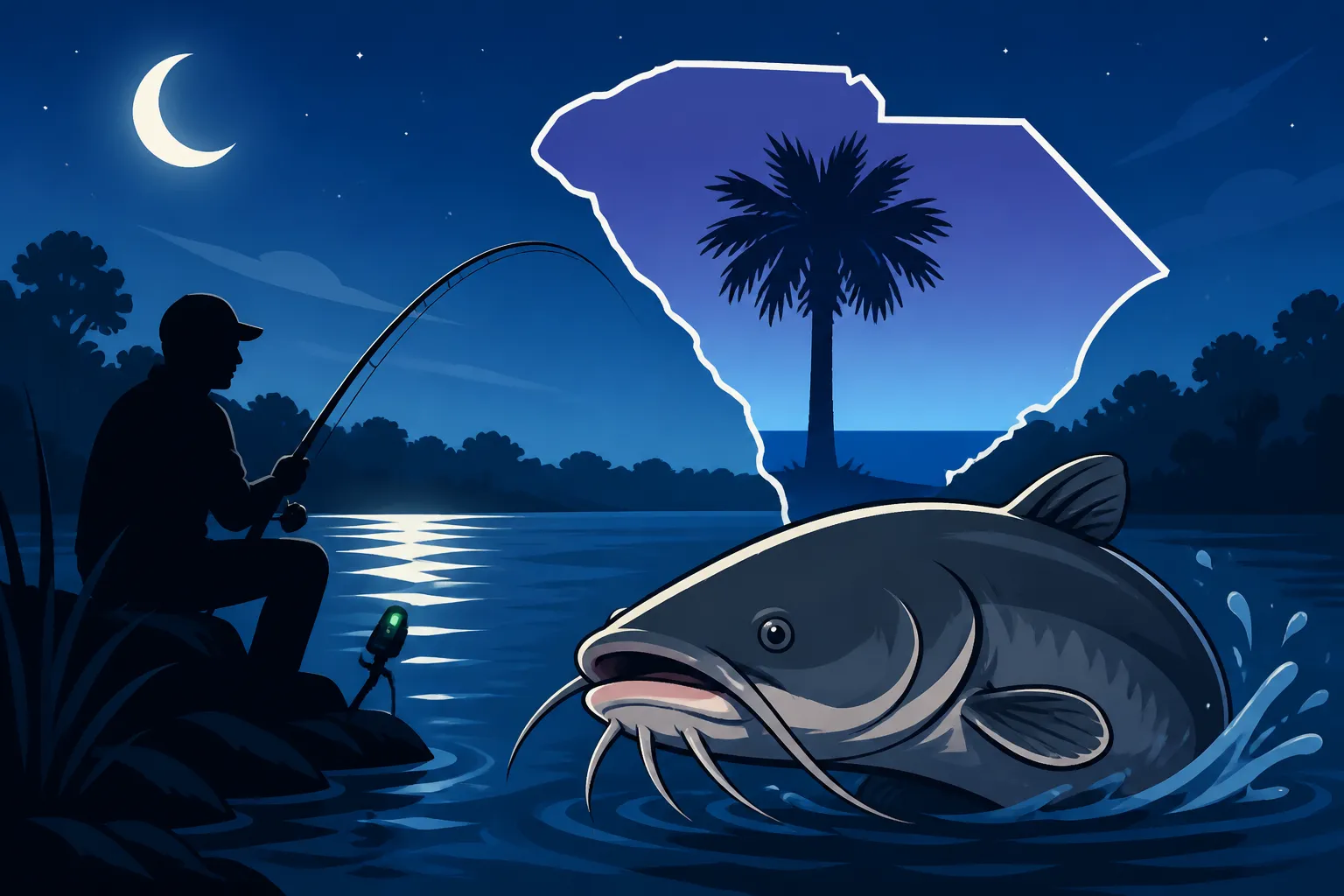 Where to Go Night Fishing for Catfish in South Carolina