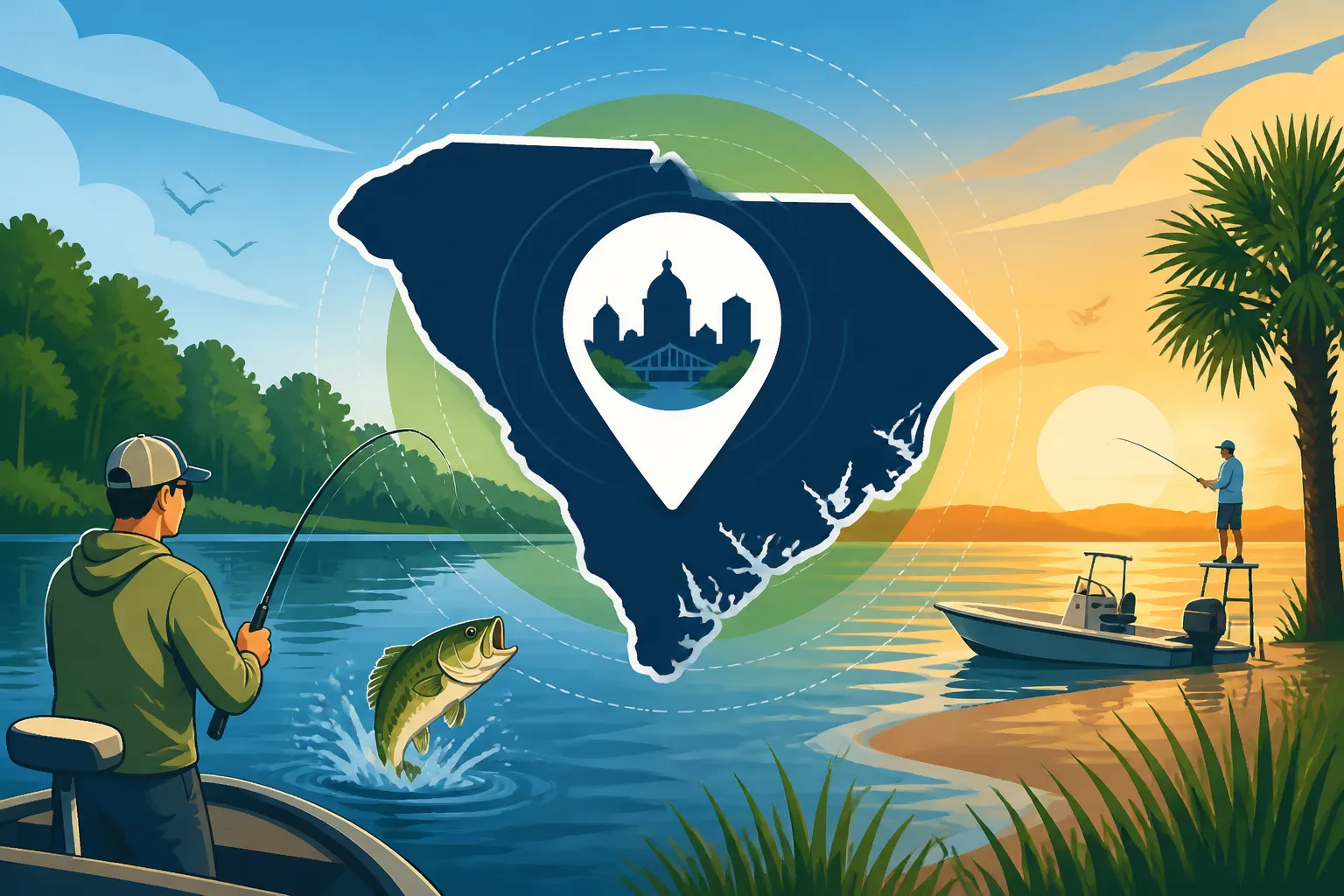 Fishing Spots Within an Hour of Columbia