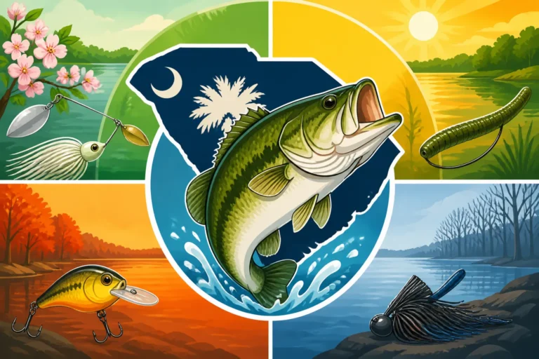South Carolina Bass Fishing Techniques by Season
