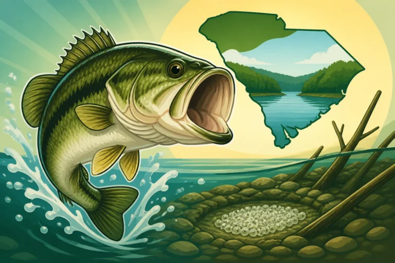 Largemouth Bass Spawn Timing in South Carolina Reservoirs