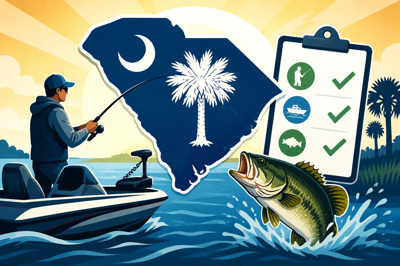 Tournament Angler License Rules in South Carolina