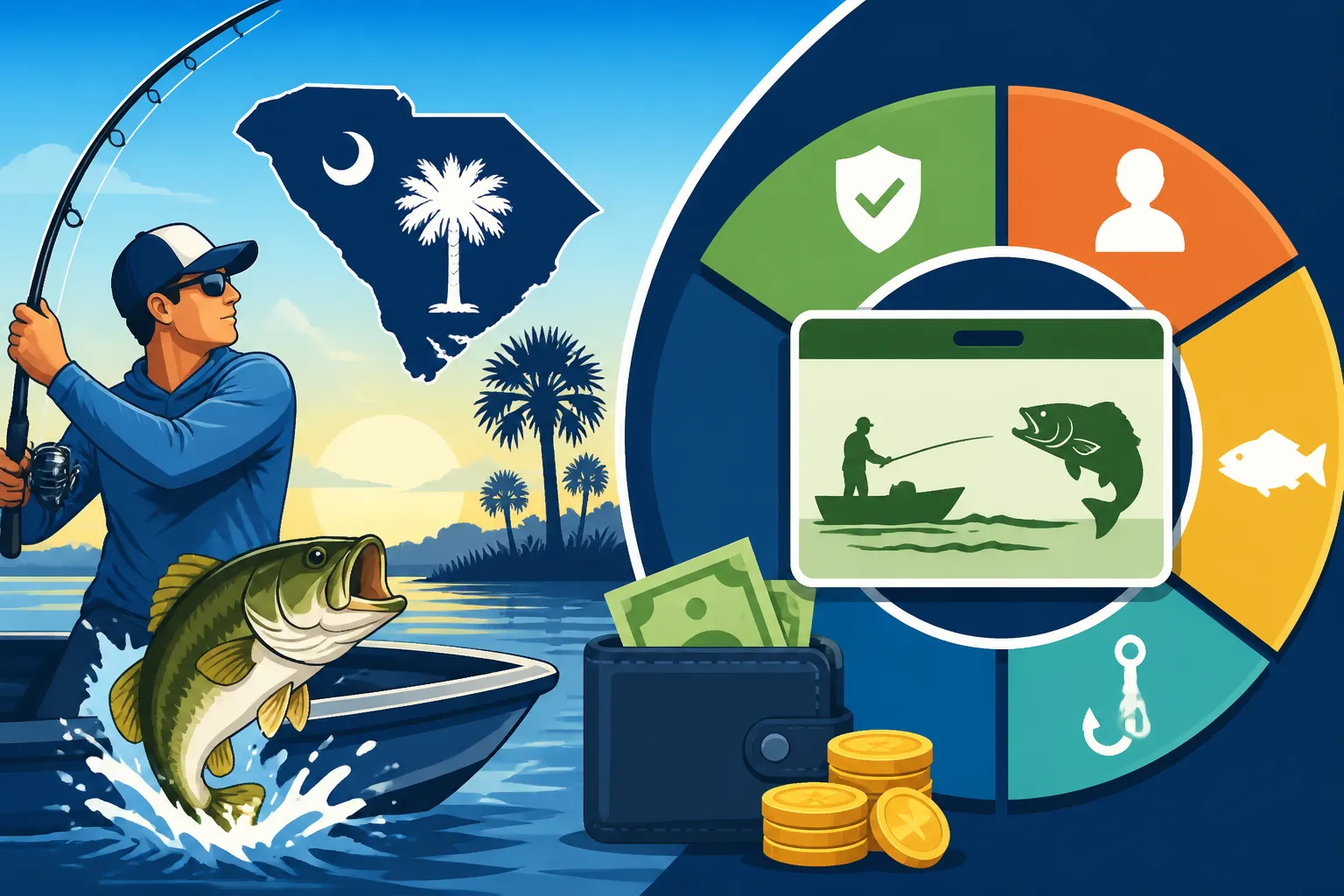 South Carolina Annual Fishing License Price Breakdown