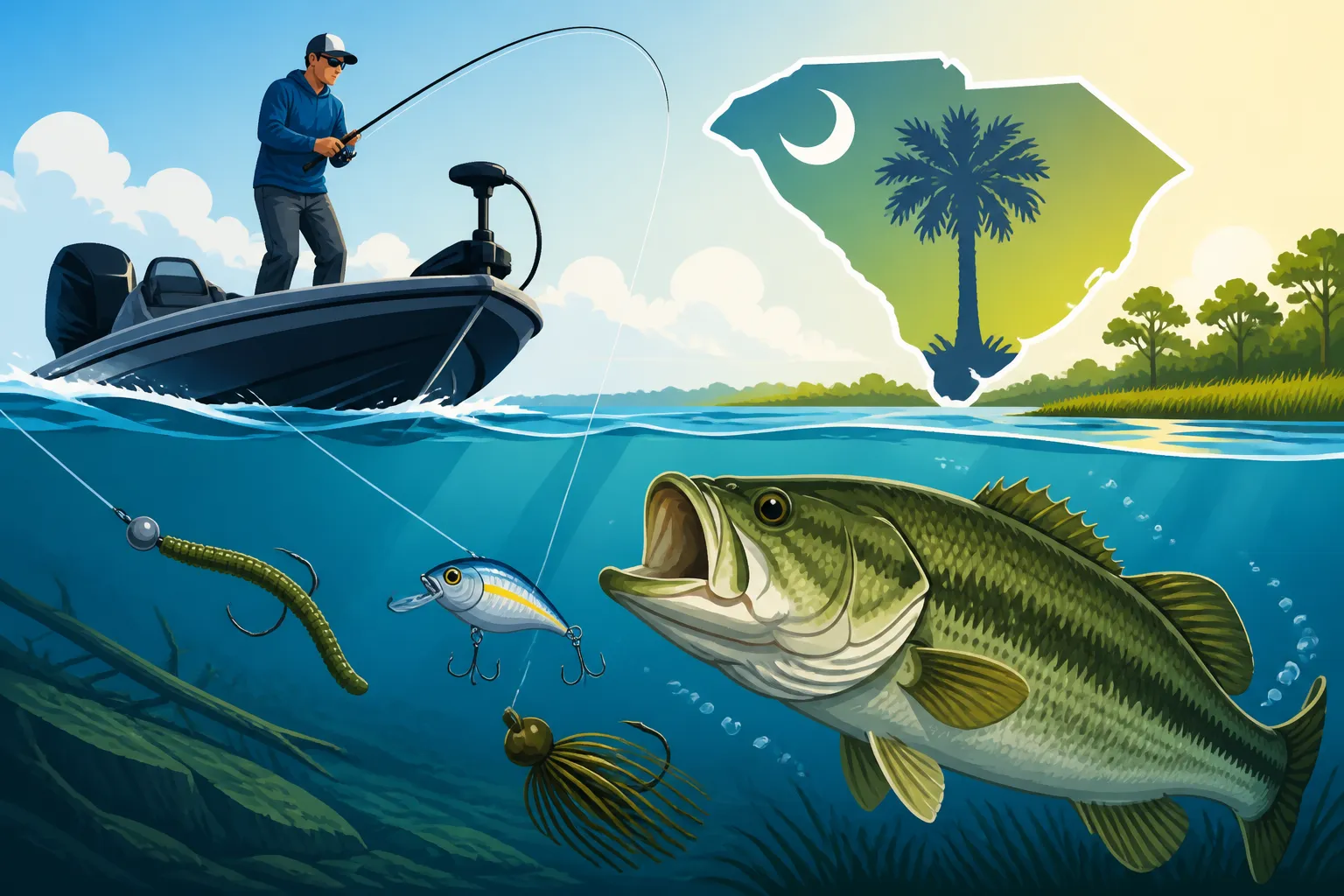 Boat Fishing Techniques for Deep Water Bass