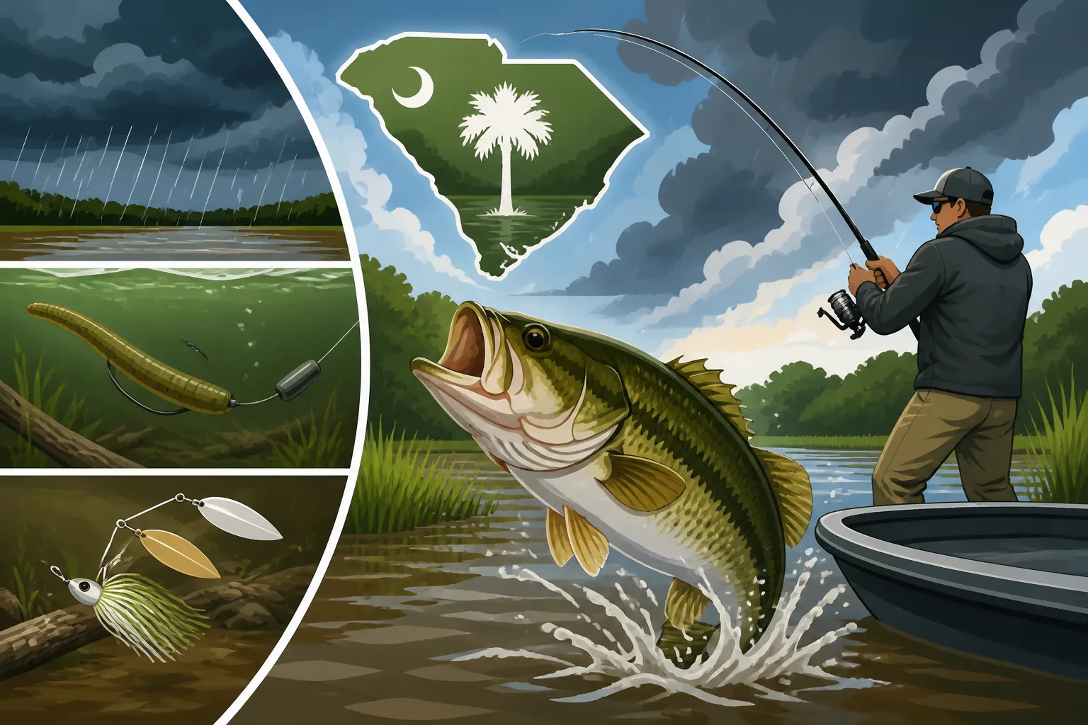 Fishing Techniques After Heavy Rain
