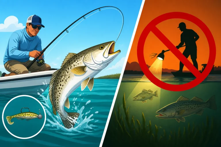 How to Catch Spotted Seatrout in South Carolina During the Gigging Ban