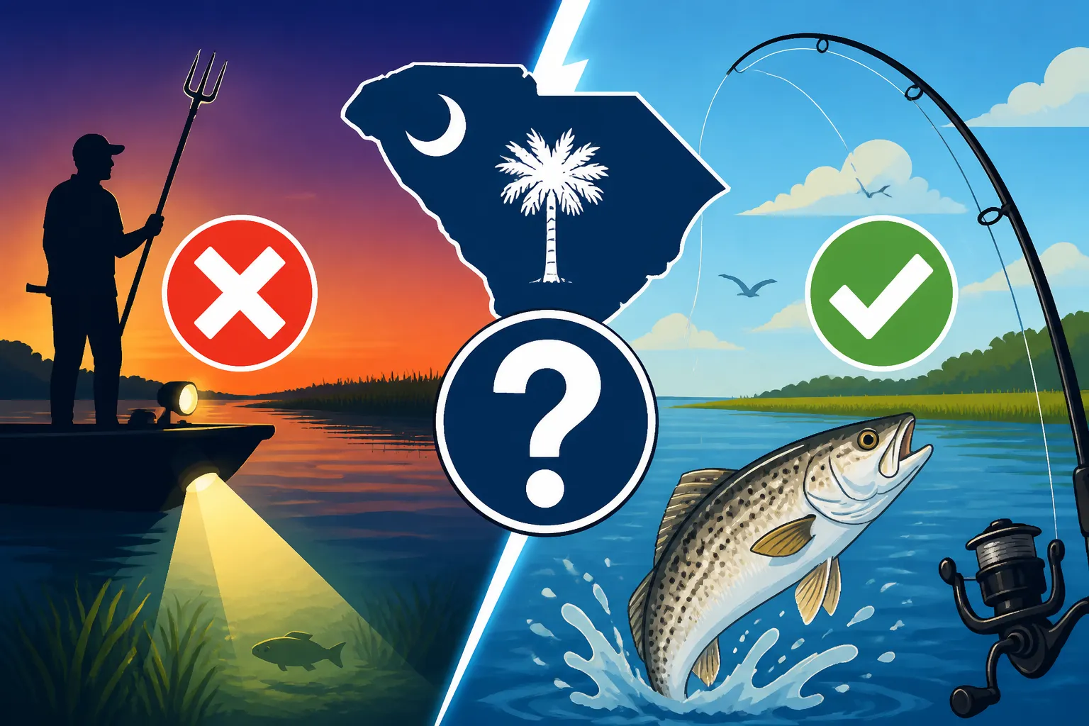 Can You Still Catch Seatrout in South Carolina During the Gigging Ban?