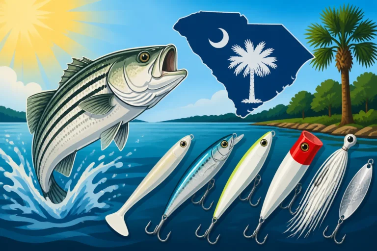Best Lures for Lake Murray Striped Bass in South Carolina Summer