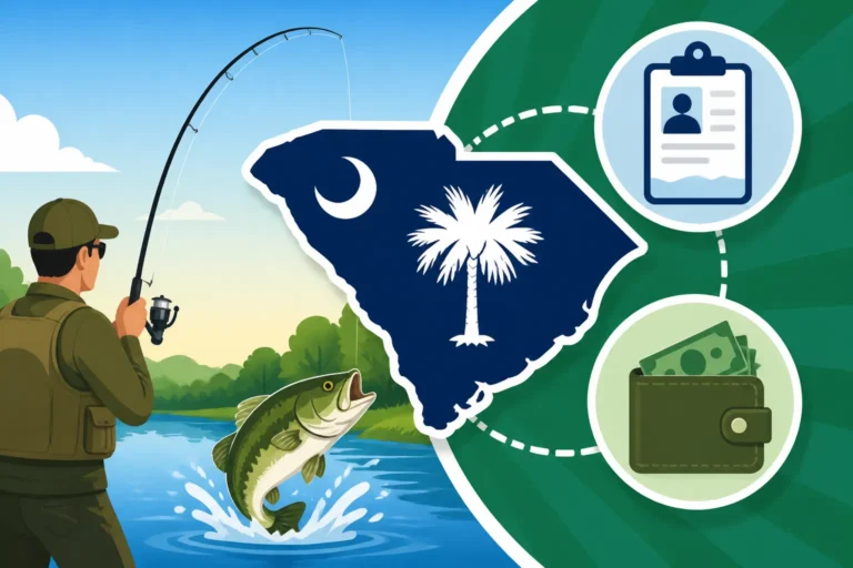 South Carolina Resident Freshwater Fishing License 3-Year Cost