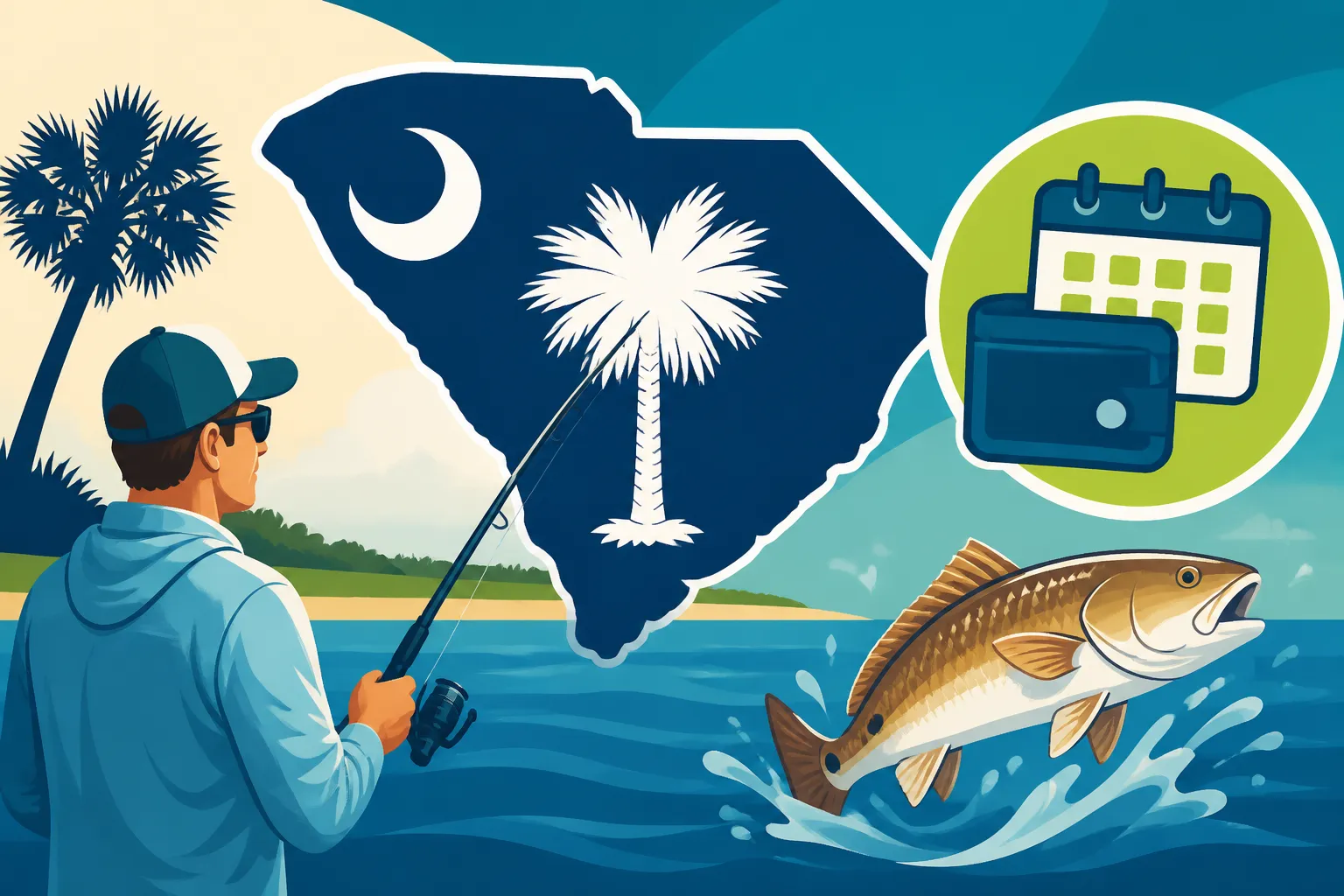 South Carolina Resident Saltwater Fishing License 3-Year Cost