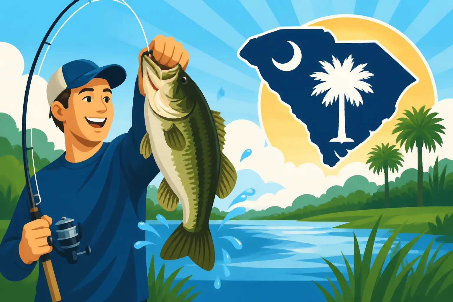 South Carolina Free Freshwater Fishing Day July 4 2026