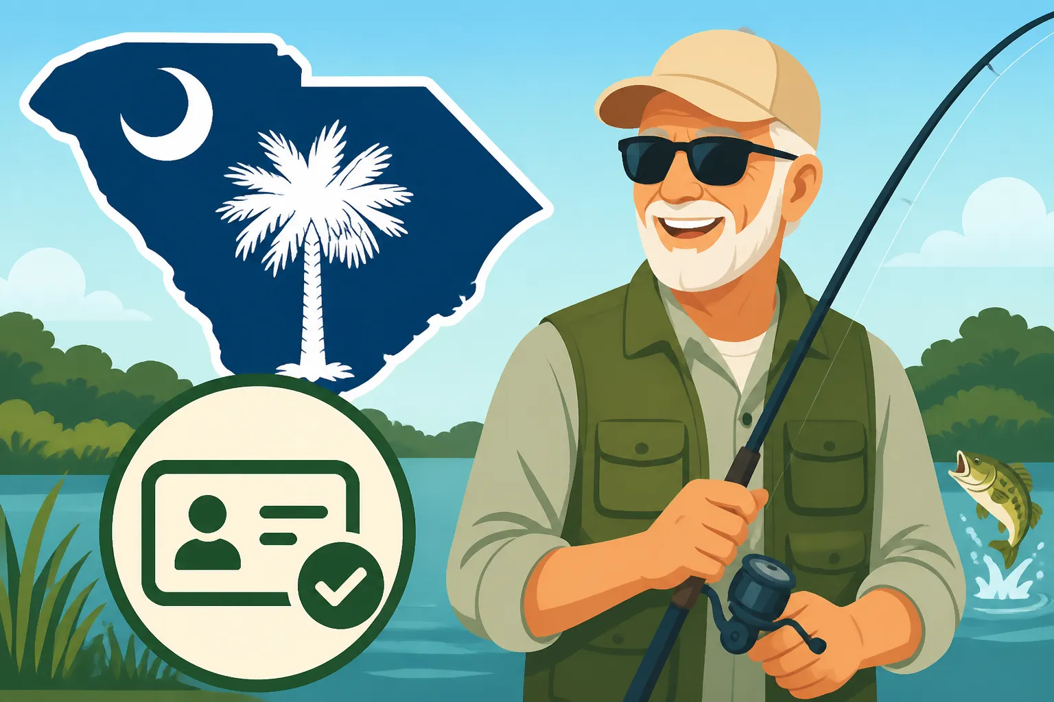 South Carolina Senior Lifetime License Cost at Age 64