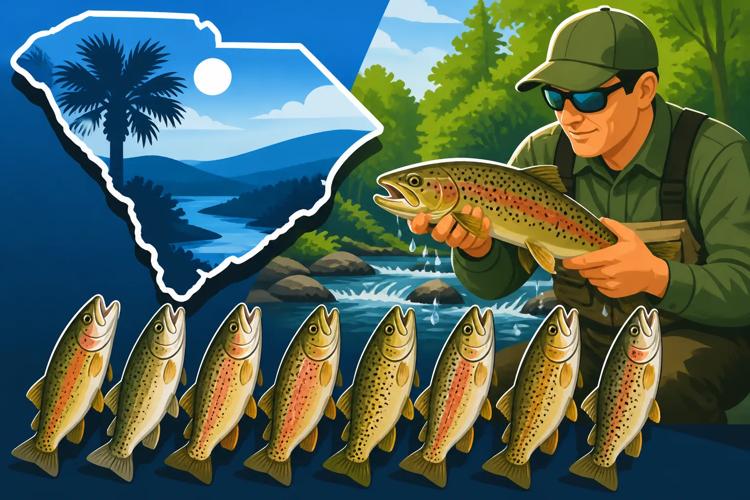 South Carolina Streams With an 8-Fish Trout Limit