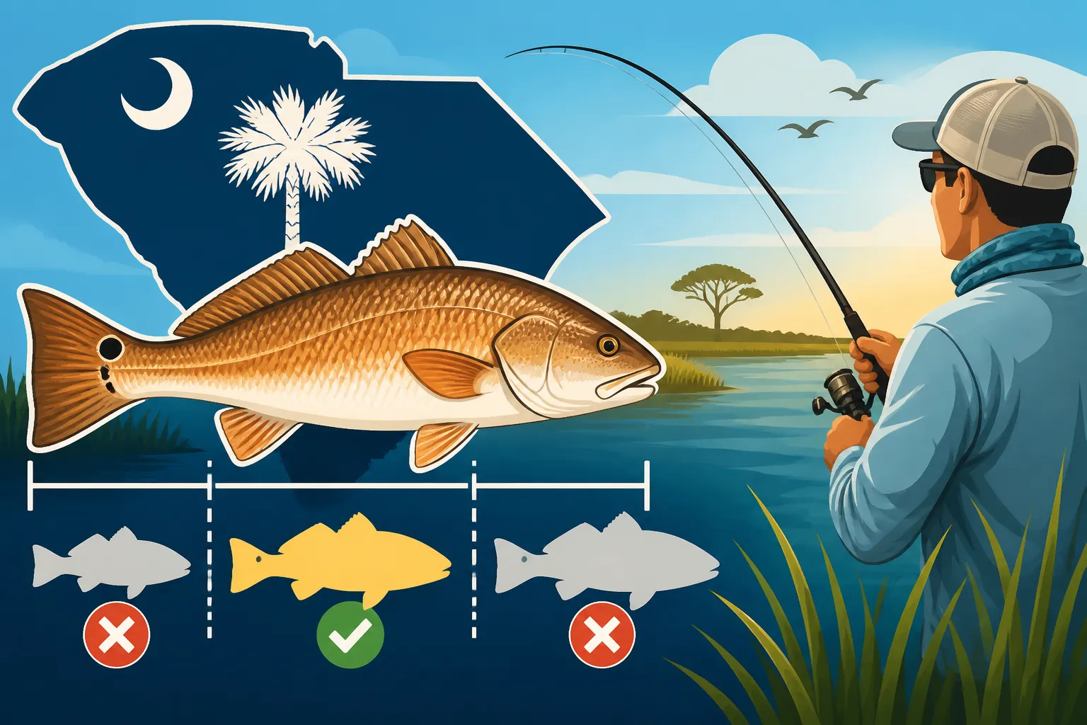 Redfish Slot Limit Rules for Coastal Anglers