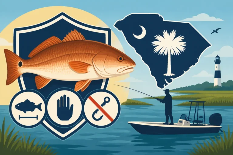 Current Redfish Regulations for Coastal Waters