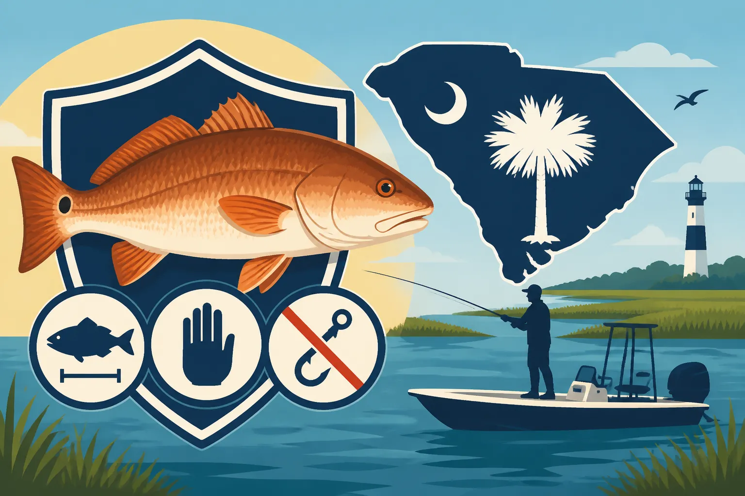 Current Redfish Regulations for Coastal Waters