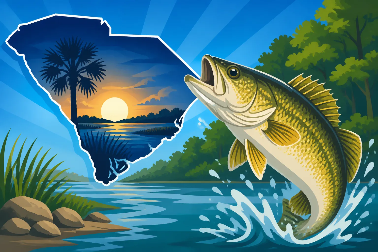Where to Catch Walleye in South Carolina