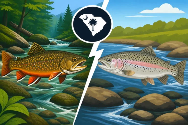 South Carolina's Native Brook Trout vs Stocked Trout