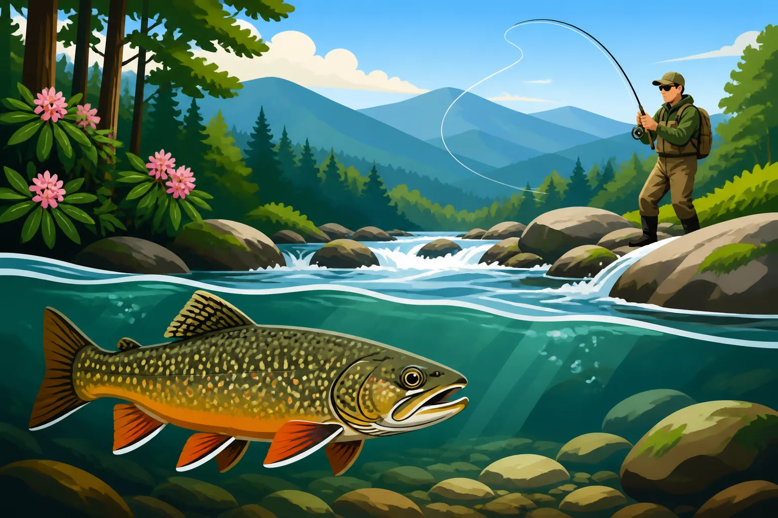 Best Streams for Brook Trout in the Blue Ridge Mountains