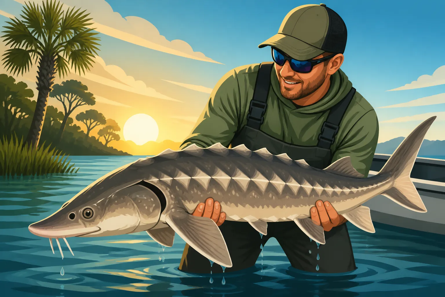 Atlantic Sturgeon in South Carolina: A Rare Catch