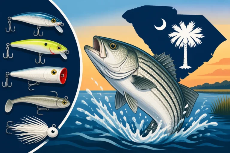Best Lures for Striped Bass in South Carolina