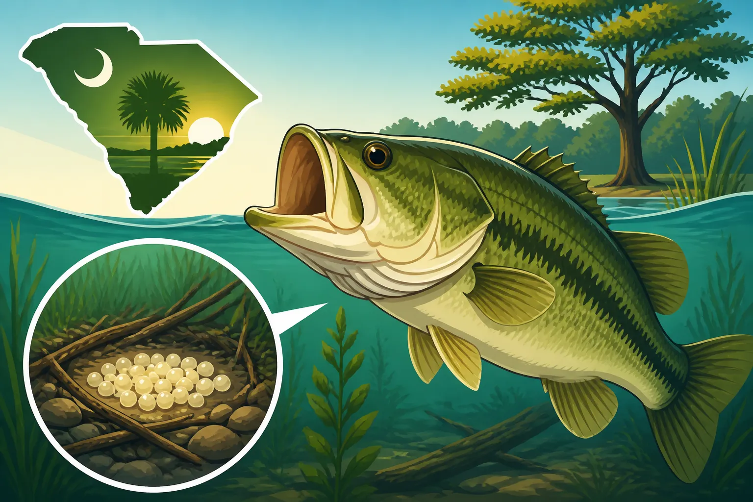 Largemouth Bass Spawning Season Explained