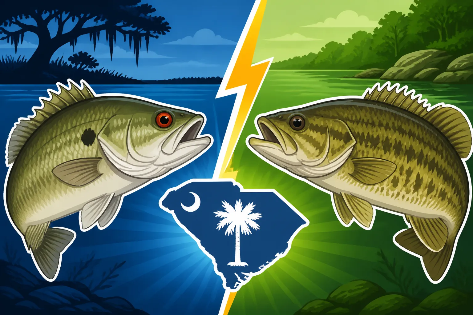 Redeye Bass vs Spotted Bass: Key Differences
